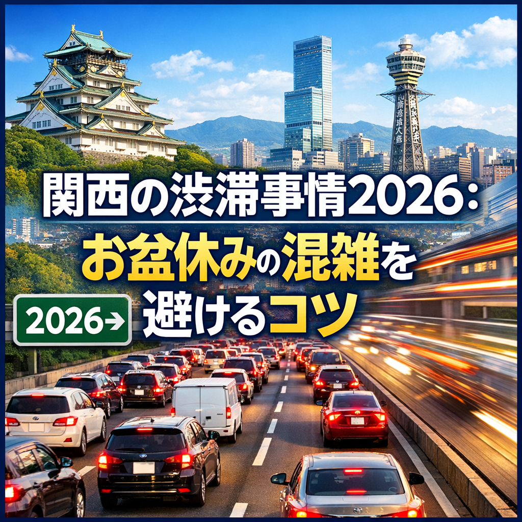 関西の渋滞事情2026：お盆休みの混雑を避けるコツ